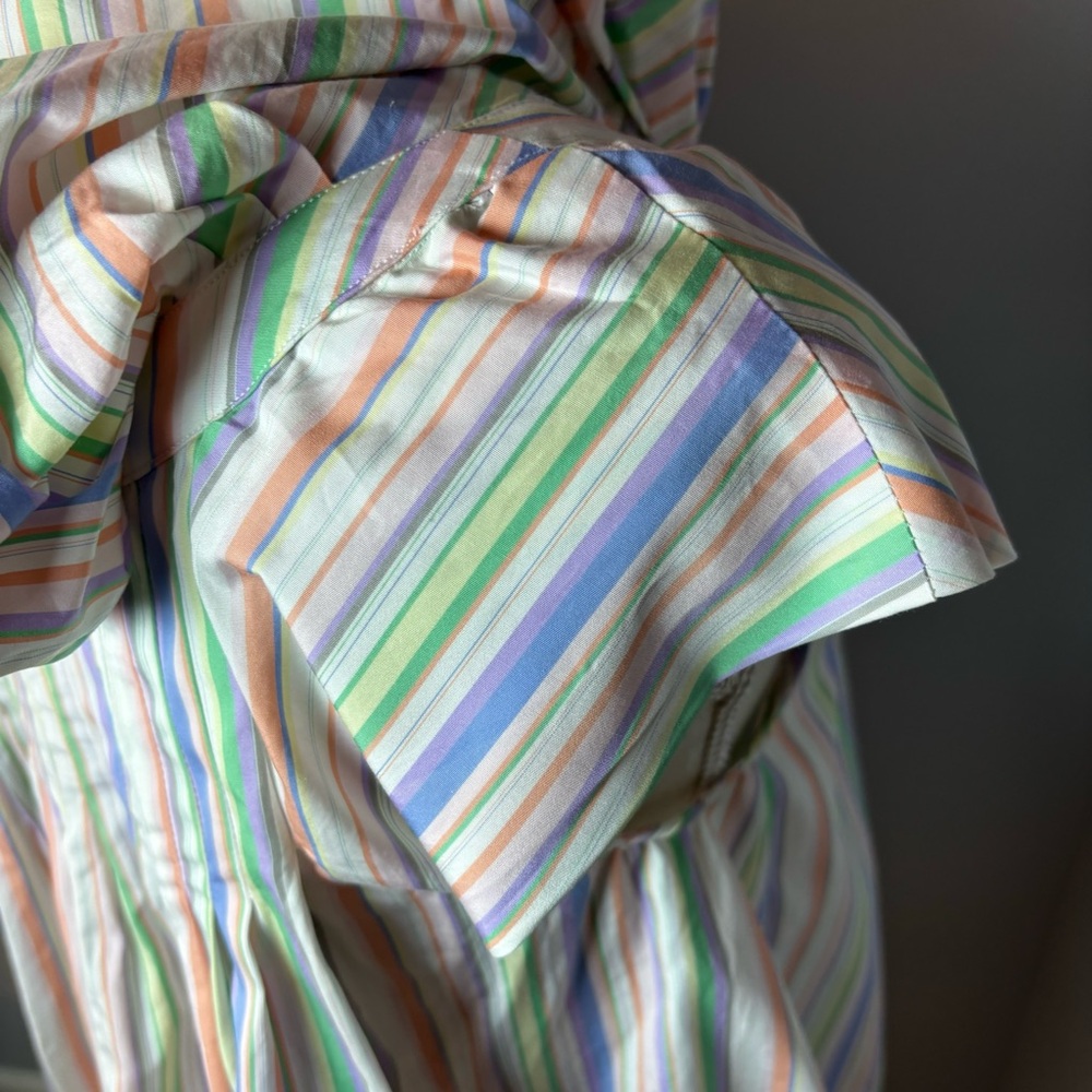Striped Multicolor Mini Dress - Picture 5 of 12